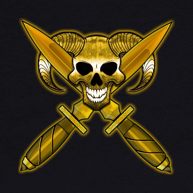 Gold Sub Badge Logo by Bluddshed